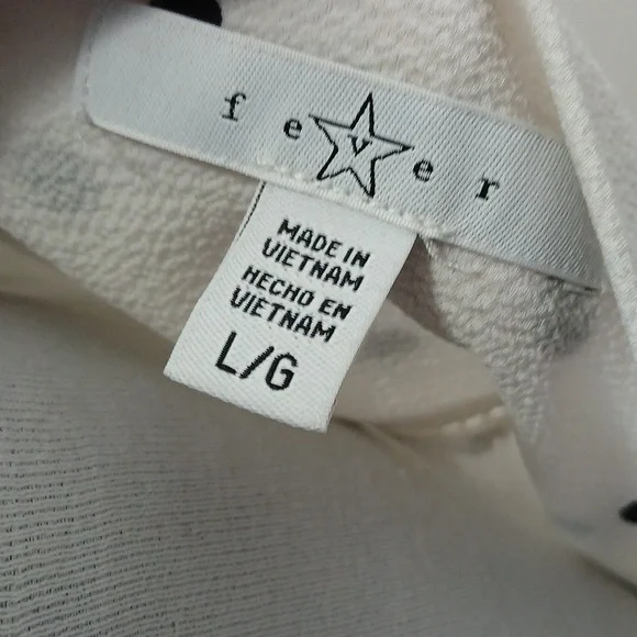 Fever women's slit collar polka dot quarter sleeve blouse size large - Picture 9 of 13